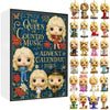 Mini Dolly Advent Calendar Queen of Music Cute Parton Ornaments Countdown Calendar Backpack Pendents Christmas Decorations 2025
