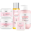 AILKE Whitening Remove Black Spots Facial Skin Care Lotion Moisturizing Cream Body Glutathion Vitamin C Black Skin Face New Set