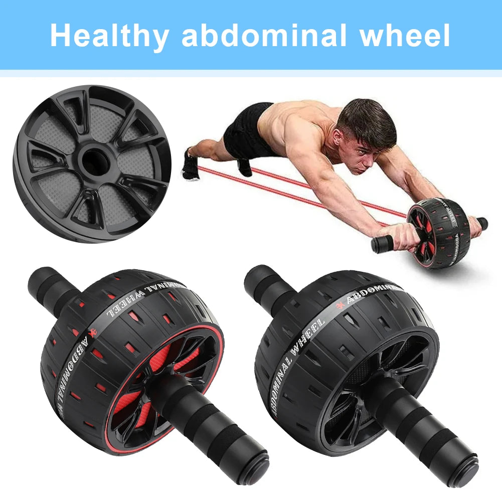 AB Slide ABS Exercise Big Abdominal Wheel Roller Home Non-Slip Training Equipment No Noise Gym Strength Workouts ABS Roller - You Offer