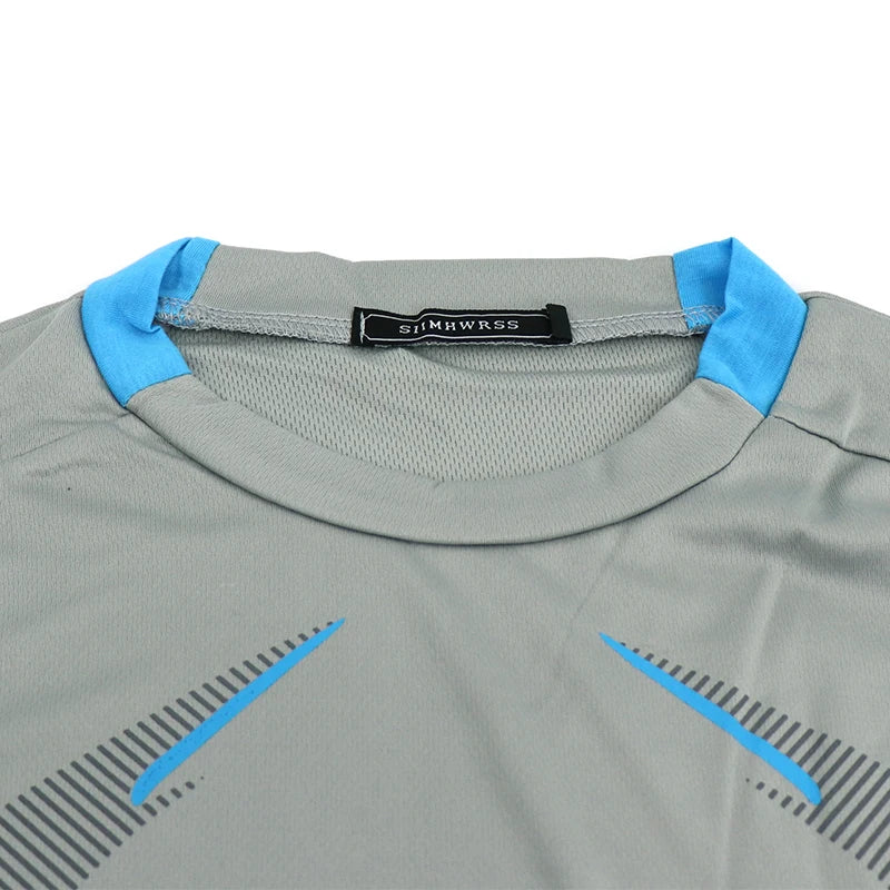 Men Long Sleeve t-Shirt Quick Drying Compression Gym t Shirt Man Oversized Casual Shirts Tops Breathable Blouse Tees Men Clothes