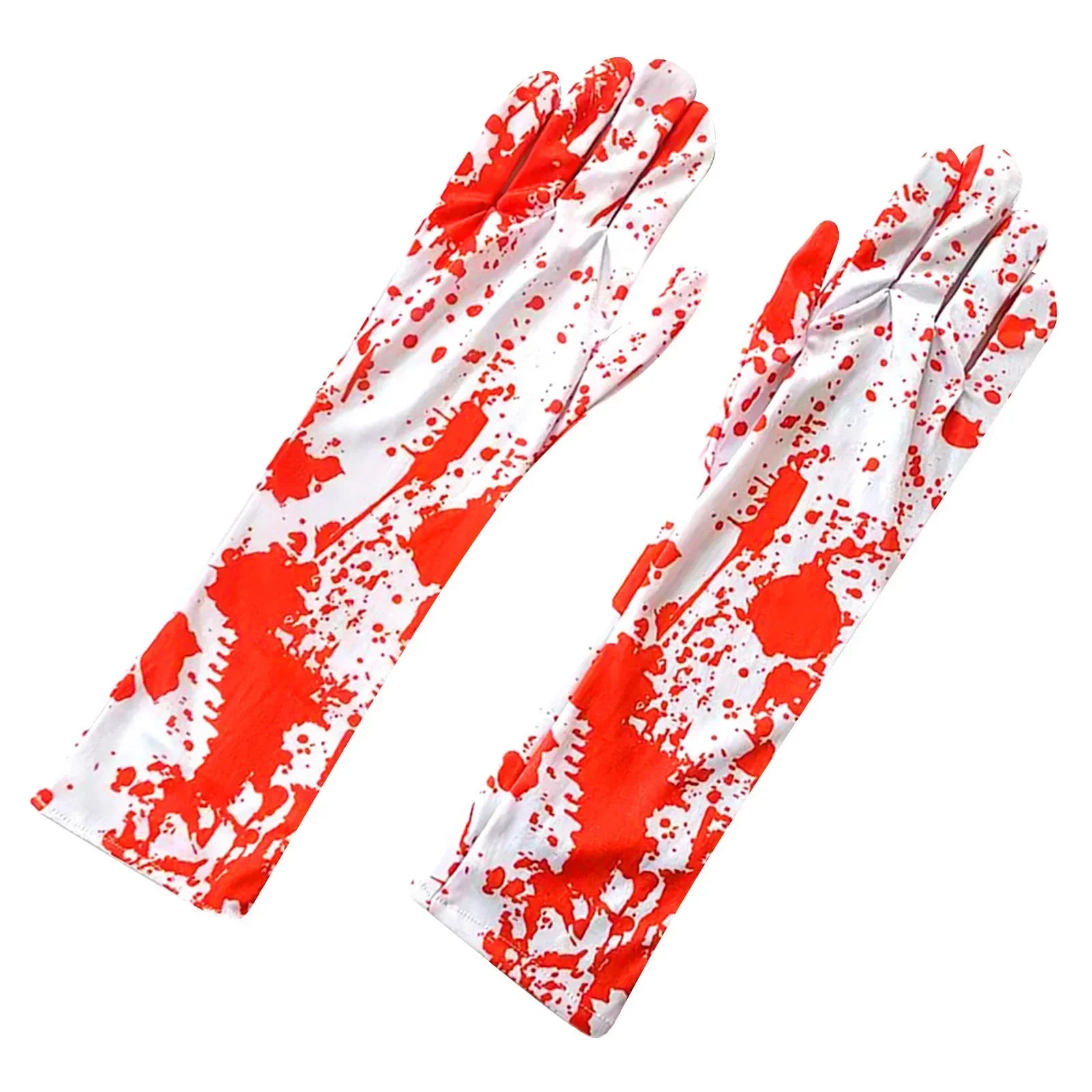 Halloween Gloves Scary Atmosphere Decorated Blood Gloves Blood Socks Party Costume Blood Mark Props Halloween Decorative Prop
