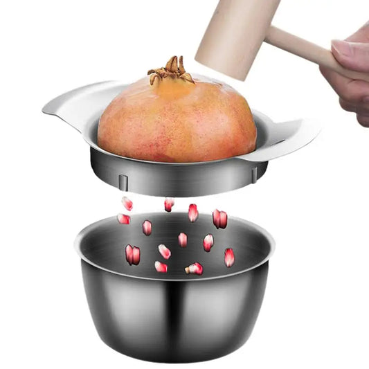 Pomegranate Peeling Tool Set Stainless Steel With Bowl - You Offer