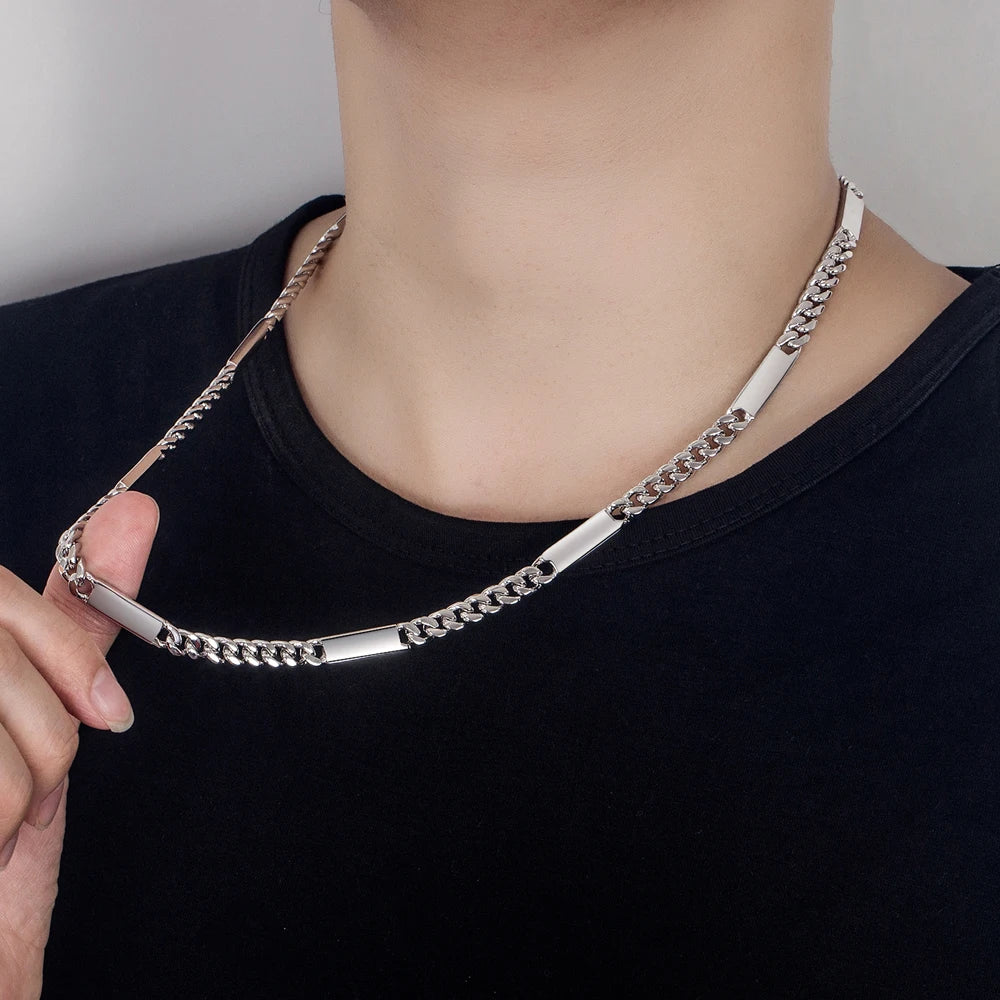 New Designer Jewelry Italy Elegant 925 Silver Cuban Chain Necklace True Symbol of Luxury For Woman&Man Hip Hop Jewelry Accessory - You Offer