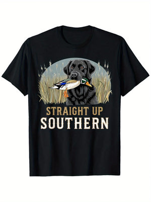 Southern Men's Hunting T-Shirt - 100% Cotton, Short Sleeve, Comfortable Fit, Perfect Gift for Boys and Girls - You Offer