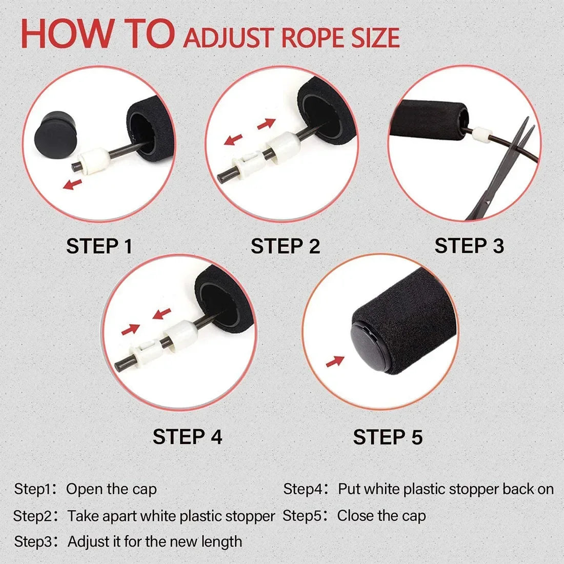 Adjustable Length Steel Wire Jump Rope Speed Skipping Workout Fitness Kids Adults Sport Portable Exercise Training Equipment - You Offer