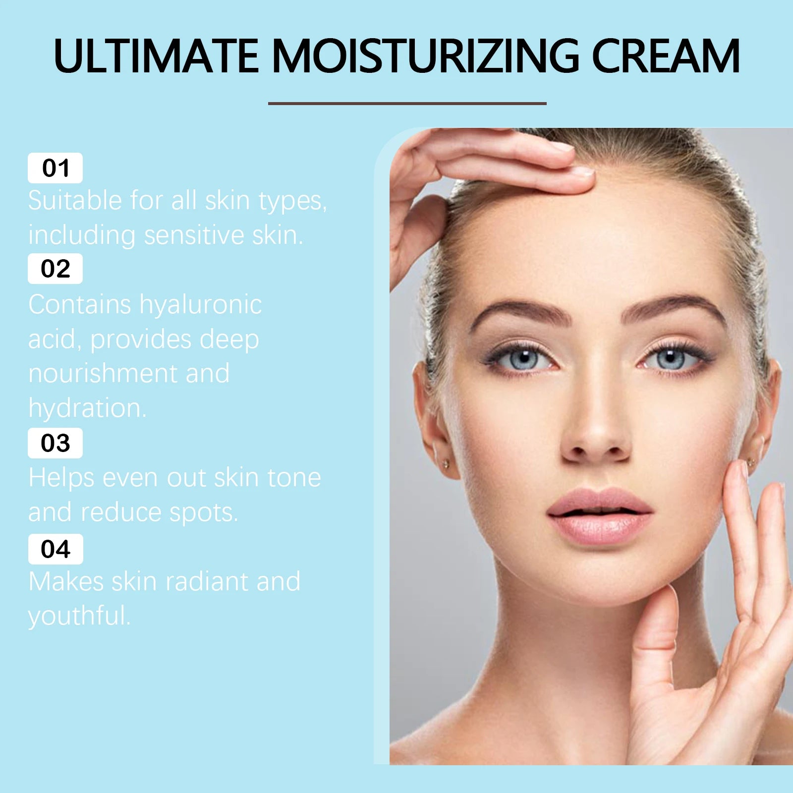 Centella Ultimate Moisturizing Cream Youthful Formula Collagen Niacinamide Centella Asiatica Hyaluronic Acid Wrinkles Spots Crea