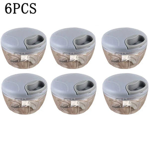 Manual Fruit Vegetable Chopper Hand Twist Pull Food Cutter Onion Nuts Grinder Mincer Shredder Garlic Cutter Kitchen Accessories