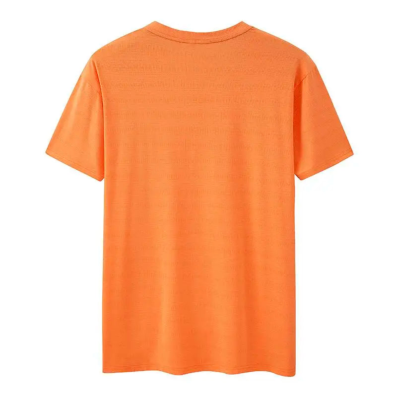 Plus Size T-Shirt Men 5XL 6XL 7XL 110-175kg Sport Quick Dry Breathable Running Gym Tees Round Neck Short Sleeve Oversized Tops