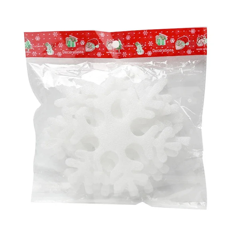 Christmas Decoration Foam Snowflake Christmas Tree Hanging Garland Hanging Decoration Gift 2024 New Christmas Supplies