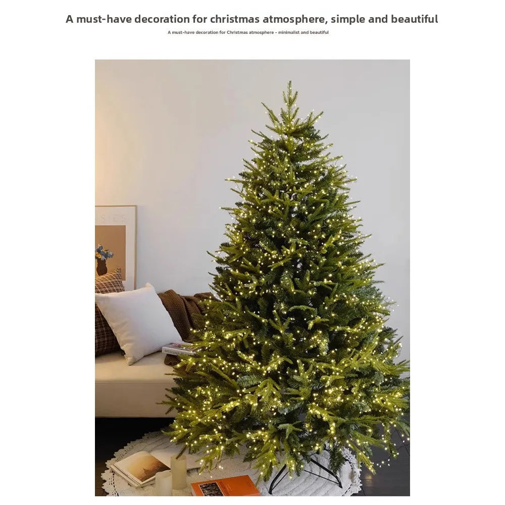 PE Large Christmas Tree with Lamp, Home Lighting, Living Room Interior, New Decoration, Bare Tree, 2025