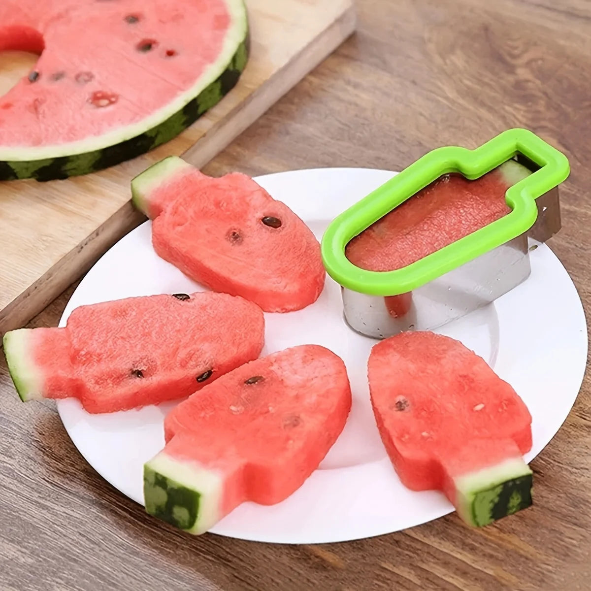 1pc Stainless Steel Watermelon Slicer & Popsicle Mold – Fun and Easy Fruit Cutter for Youngsters,Perfect for Summer Snacks - You Offer