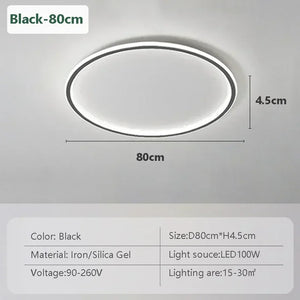 Modern LED Ceiling Lights 20/30/50/80cm Remote Control Lamps Bedroom Living Room Dinning Room Kitchen Hotel Home Led Lamp Lustre
