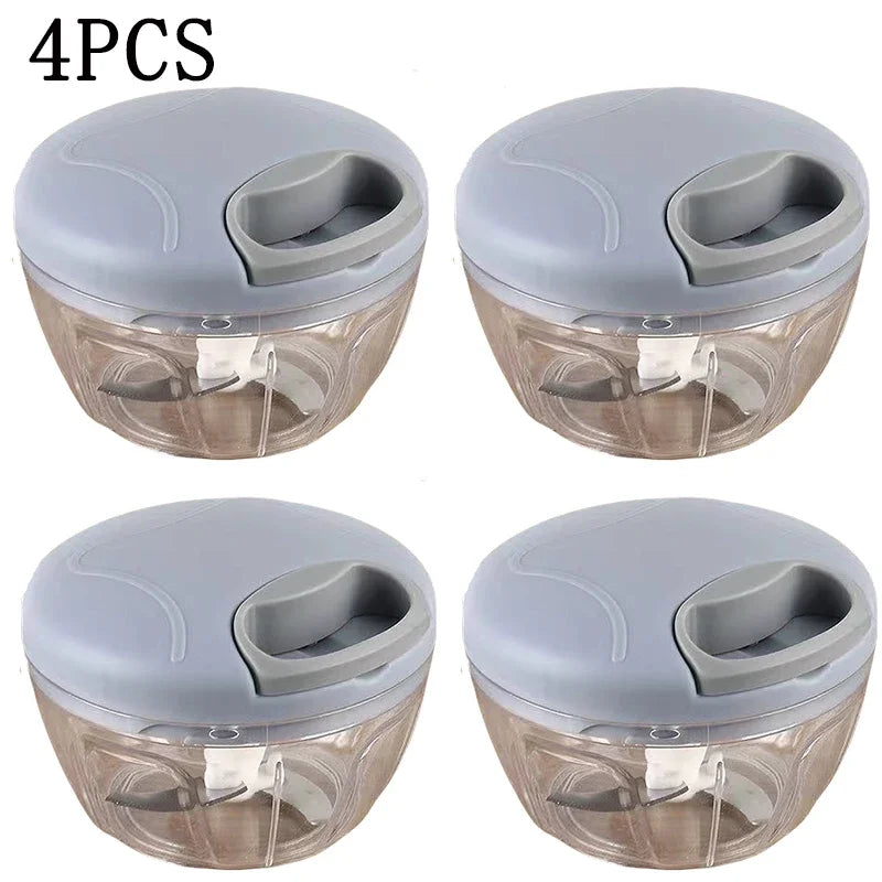 Manual Fruit Vegetable Chopper Hand Twist Pull Food Cutter Onion Nuts Grinder Mincer Shredder Garlic Cutter Kitchen Accessories