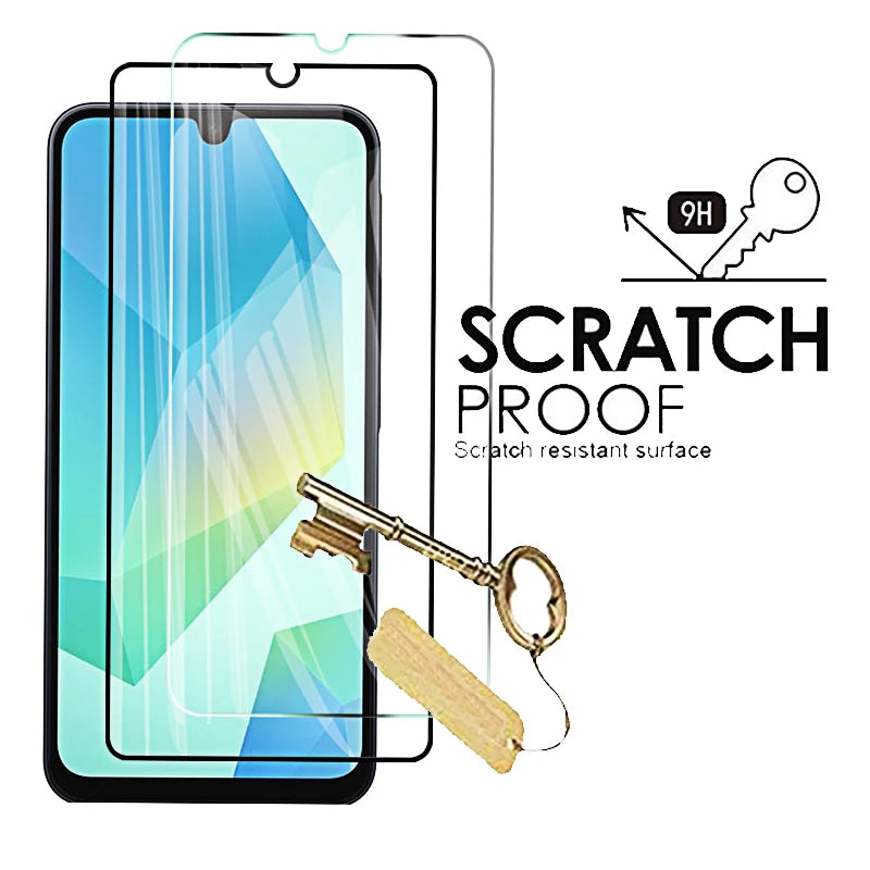 Protective Glass for Samsung Galaxy A16 4G 5G A15 A25 A35 A55 Screen Protectors Tempered a 16 15 25 Camera Soft Lens Cover Film