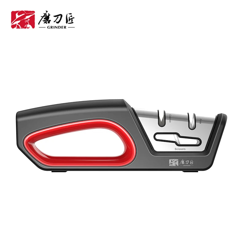 Four in one kitchen sharpener restores serrated blade knives and scissors, diamond tungsten steel ceramics - You Offer