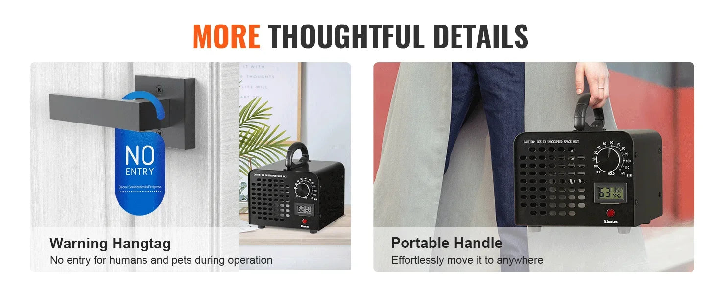 12g Ozone Machine Ozone Generator Air Purifier Remove FormaldehydeOdor Deodorize Home Kitchen Office Car Ozon Cleaner Ozonizador