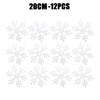 Christmas Decoration Foam Snowflake Christmas Tree Hanging Garland Hanging Decoration Gift 2024 New Christmas Supplies