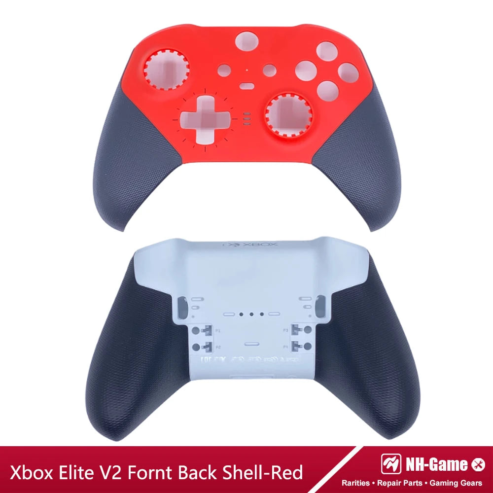 Replacement Housing Shell Kit For Xbox Elite Series 2 Controller Front Case Back Cover LB RB Bumper Button Grips Carry Bag