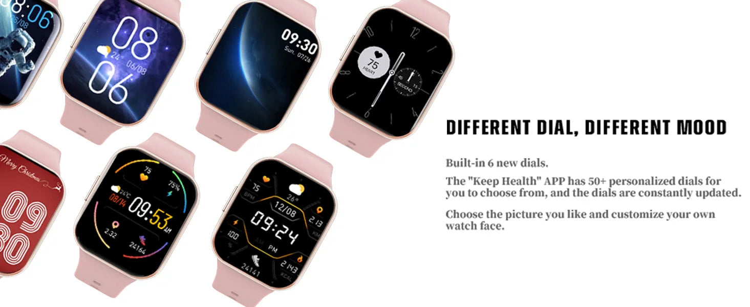 Smart Watch, Fitness Tracker Watch for Men Women, 1.69'' Touch Smartwatch Fitness Watch with Pedometer/Sleep Monitor. - You Offer