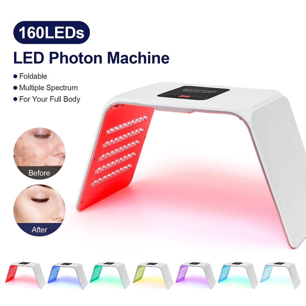7 Colors LED Mask PDT Skin Rejuvenation Photon Therapy Lamp Red Blue Light Home SPA Skin Care Tools