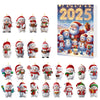 Snowman 24 Days Christmas Countdown Calendar Xmas Tree Snowman Pendant Ornaments Xmas Advent Calendar Xmas Gifts for Kids