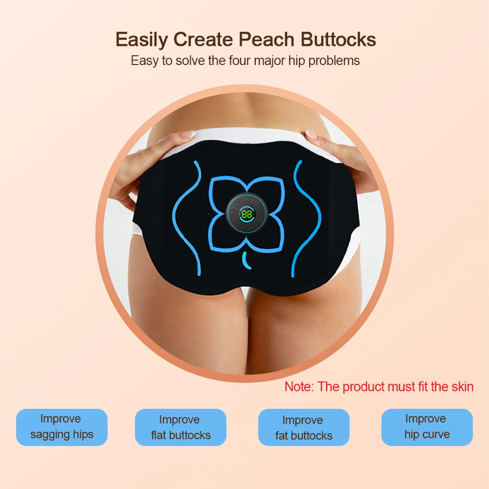 39 Gears Strength EMS Hip Muscle Stimulator Electric Hip Trainer Buttock Muscle Lifting Massage Machine Peach Buttocks Shaping