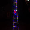 3M Santa Claus Climbing Ladder Warm Light Christmas Decoration Home Outdoor Garden Cristmas Tree Ornement New Year Gift