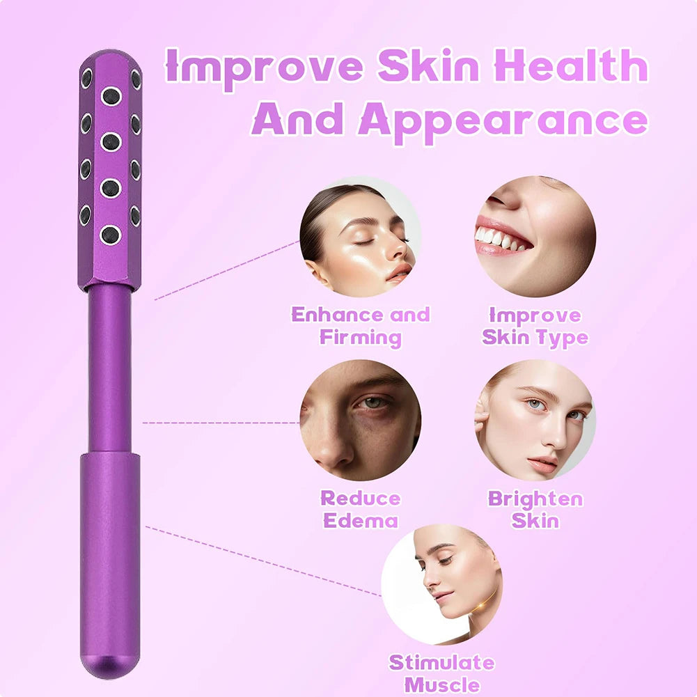 Germanium Stone Beauty Sculptor Roller Facial Massage Tool Radiance Roller for Up Lifting and Skin Care