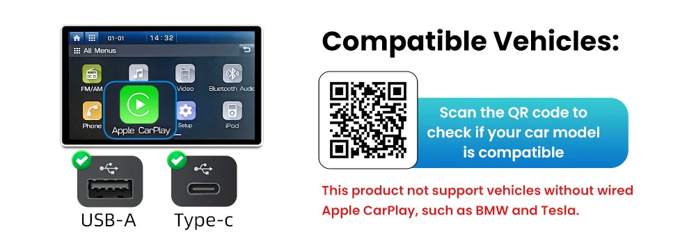 CarlinKit Firedrive Link Wired Carplay to HDMI for Fire Tv Stick Fire Tv Stick Lite HD 4K 4K Max Youtube Netflix Prime Video - You Offer