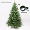 Artificial Christmas Tree 100% PE Encryption Material with Lights Large Christmas Tree 1.2m to 2.4m Family Christmas Decorations