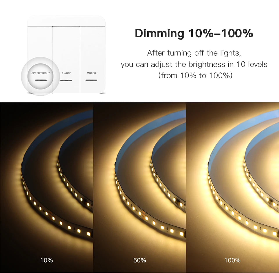 5M/10M Horse Race Running Led Strip Addressable DC24V WS281 120LED/M Dimmer LED Stair Controller Staircase Hallway Lighting Deco