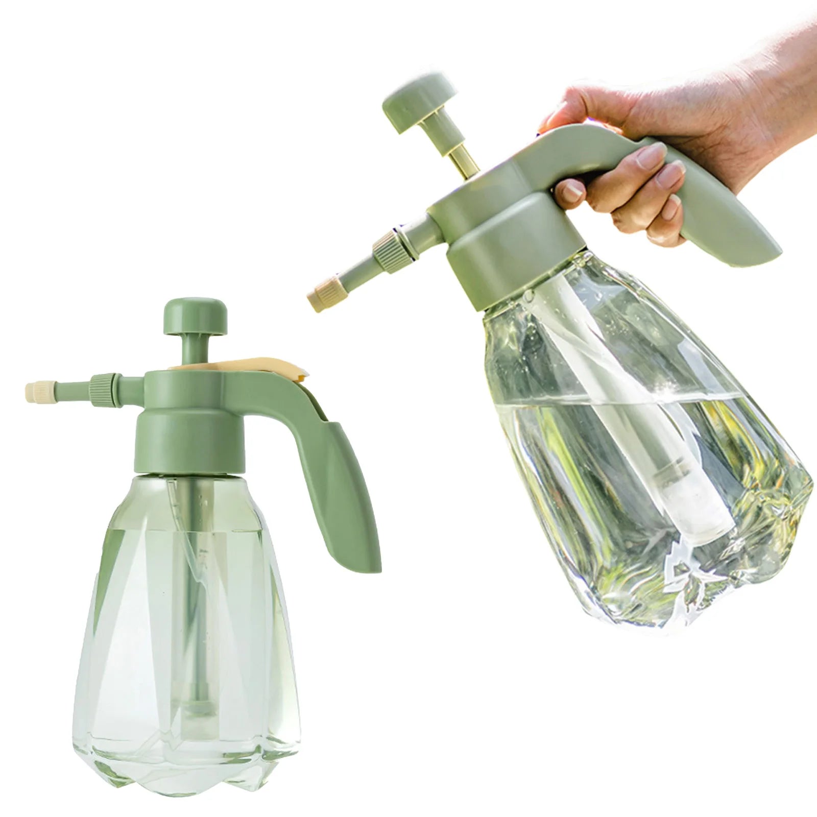 Indoor Large Pressure Watering Can 1.5l Large Capacity Clear Water Bottle For Garden Outdoor Plant House Flower Xuan-us - You Offer