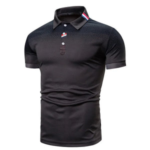 Summer Mens Polo Shirt Slim Casual Business Shirts Short Sleeve Luxury Polo t Shirts For Men Formal Soccer Top Football t Shirt