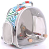 Bird Cage Parrot Travel Carrier Backpack with Rope Perch Stainless Steel Tray Clear Bubble Space Capsule Birds Pet Accessories