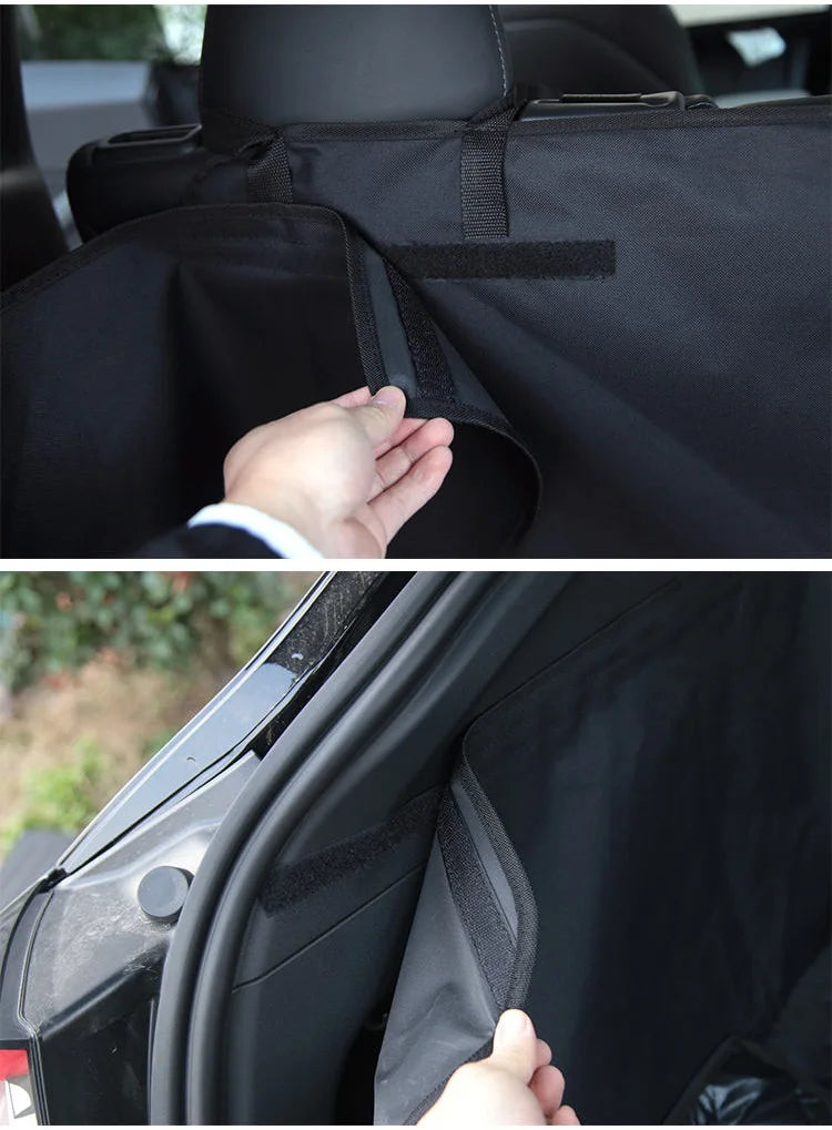 Rear Trunk Pet Mat for Tesla Model Y Juniper 2025 HW4.0 2024 Dog Seat Cover Fabric Oxford Waterproof Pad Bed Interior Protect
