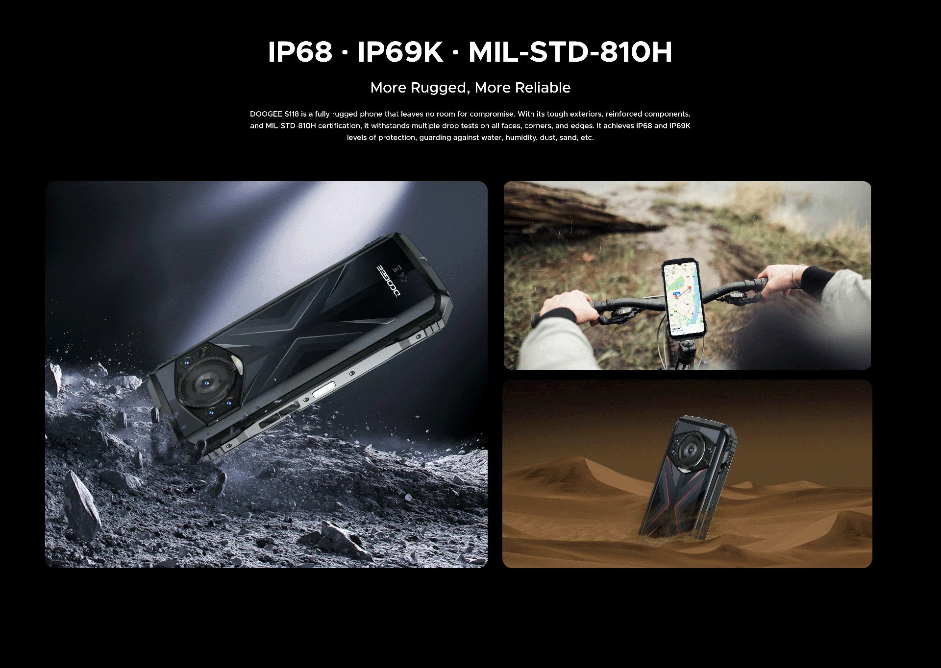 [World Premiere] DOOGEE S118 Rugged Smartphone 20GB(8GB+12GB Extended)  512GB 6.58" FHD+ Screen 50MP Camera Android 14 Cellphone