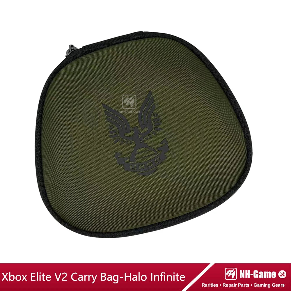 Replacement Housing Shell Kit For Xbox Elite Series 2 Controller Front Case Back Cover LB RB Bumper Button Grips Carry Bag