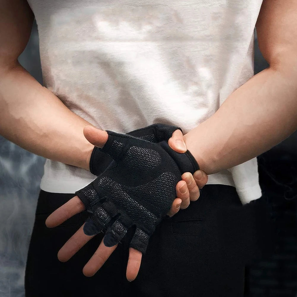 Weight Lifting Gloves Half Finger Gloves Workout Gloves Cycling Gloves for Men and Women for Weight Lifting Cycling Gym Training - You Offer