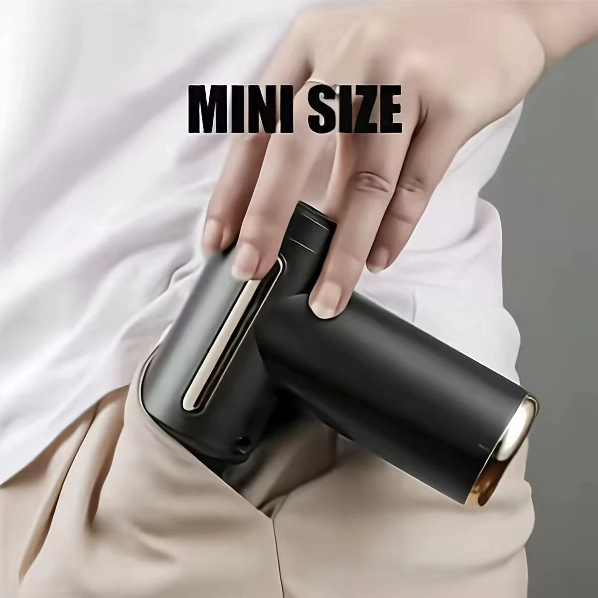 Portable Fascia Massage Gun Deep Tissue Massager Body Muscle Relaxation with LED Touch Screen 4 Replaceable Massage Heads - You Offer