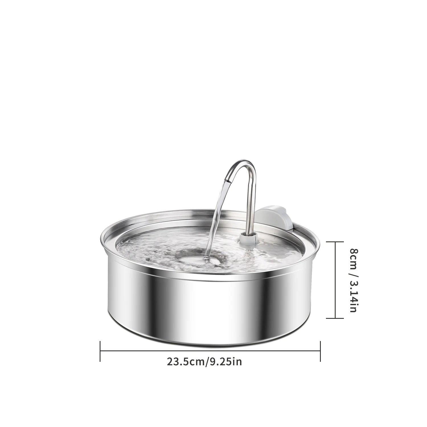 Stainless Steel Cat Water Fountain Automatic Cat Drinker Drinking Fountain For Cats Dogs Pet Water Dispenser Accessories