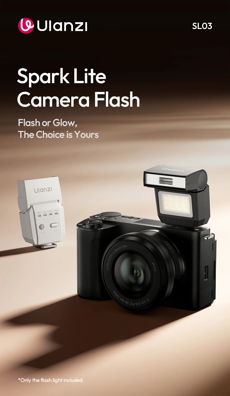 Original Ulanzi SL03 Firefly Mini Flip Flash Micro Single Camera Ricoh Compact Photography Constant Illumination Auxiliary Light