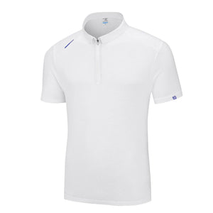 【 S-9XL 】 Large men's POLO shirt with flip collar, ice silk breathable short sleeved T-shirt, quick drying business men's clothi