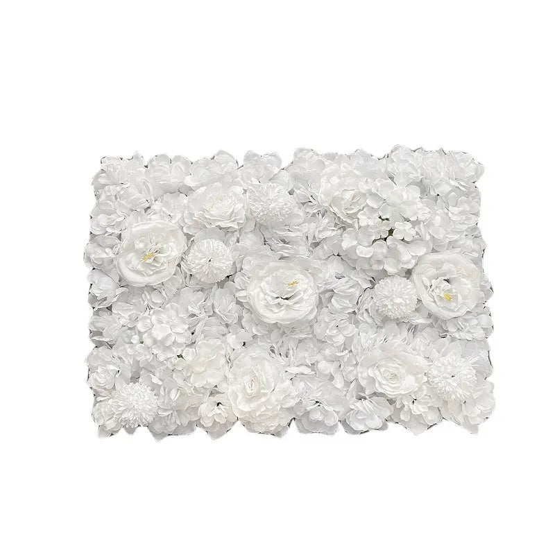 Pink Silk Rose Flower Wall Panels Artificial Flower for Wedding Decoration Baby Show Party Home Bedroom Backdrop Decor - You Offer