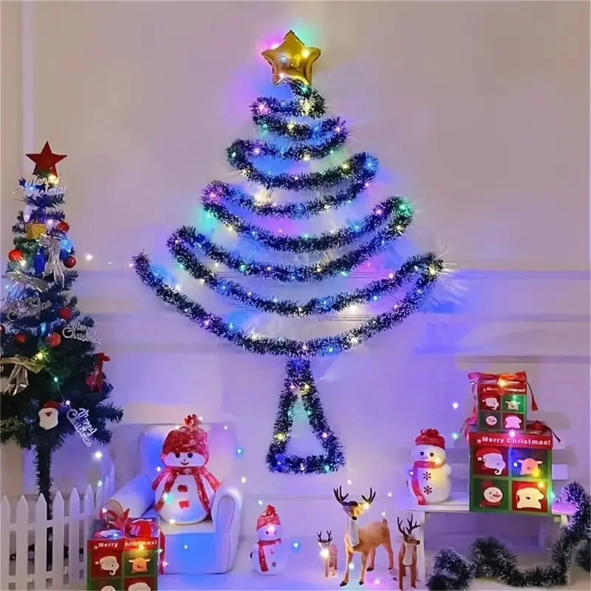 4/10/40 LED battery string lights, waterproof copper wire 6.6ft 20 LED starry sky lights, used for party and bouquet decoration