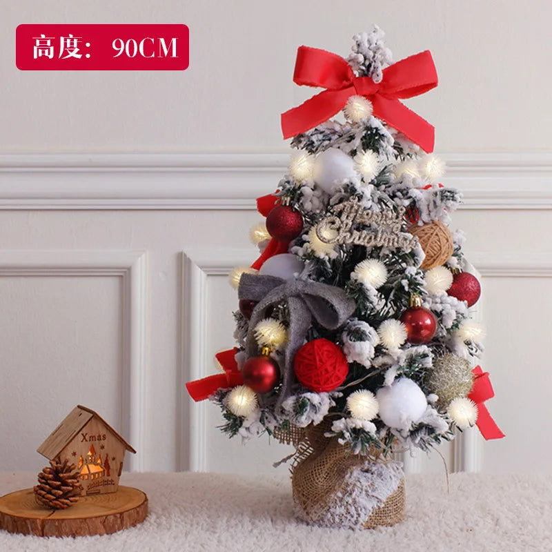 SRETNO Christmas Wreath Plush Tree Decorations Plantas Artificiales Christmas Trees Potted Plants choinka arbolitos de navidad