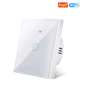 EU Smart Switches 1/2/3Gang Tuya Wifi Touch Light Switch Wall Sensor Switches Smart Life For Alexa Google Home 433RF Remote