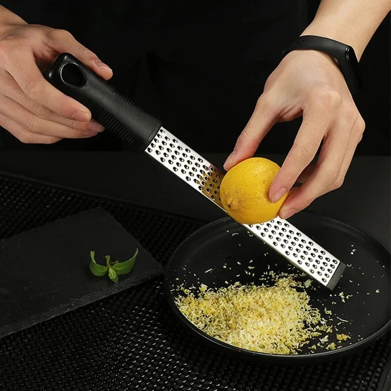Stainless Steel Manual Grater for Cheese Lemon Vegetable Potato with Non Slip Handle Sharp Kitchen Tool - You Offer