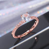 Classic Wedding Band Finger Ring for Female 925 Sterling Silver High Class AAA Zircon Stones Charming Party Jewellery - You Offer