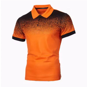 2025-26 New Style Men's Summer Round Dot Short-Sleeved High-Quality Classic Fit Casual Polo Shirt Top