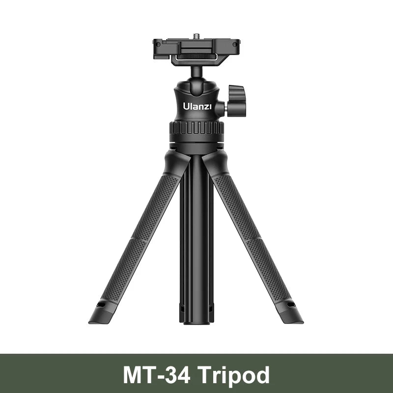 Ulanzi MT-34 81.5CM Extendable Tripod for Phone Camera DSLR 2in1 Tripod Selfie Stick With Phone Holder Ballhead 1/4'' Port